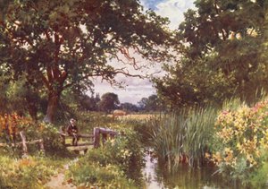 Poblíž Chobhamu (barevná litografie) od Harold Sutton Palmer