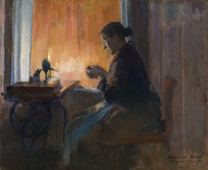 Světlem lampy
