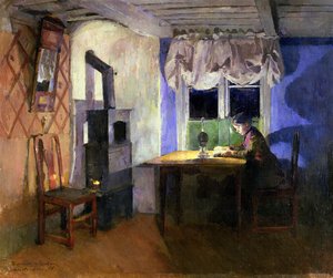 Světlem lampy, 1890