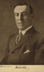 Woodrow Wilson (čb fotografie) od Harris & Ewing