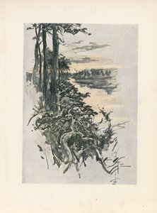Longfellowova Píseň o Hiawathovi (barevná litografie) od Harrison Fisher