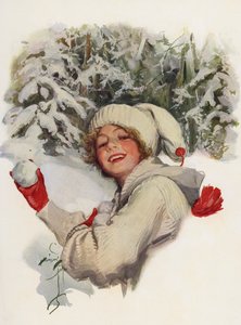 To a Flirt (barevná litografie)