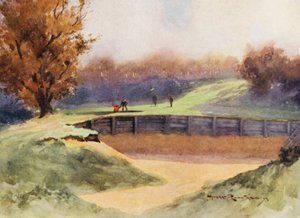 Golfová hřiště: (barevná litografie)