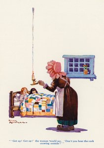Vdova a její malé panenky (barva lito) od Harry Rountree