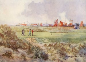 Golfová hřiště: (barevná litografie)