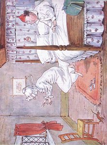 Stará paní Slipperová Slopperová vyskočila z postele, 1920