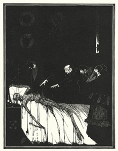 Edgar Allan Poe: Podlouhlá krabice (litografie) od Harry Clarke