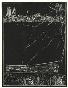 Edgar Allan Poe: Předčasný pohřeb (litografie) od Harry Clarke