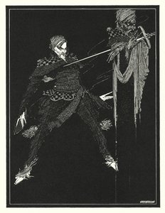 Edgar Allan Poe: William Wilson (litografie) od Harry Clarke