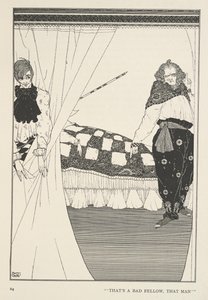 Velký Claus a Malý Claus. To je špatný chlap, ten muž. od Harry Clarke