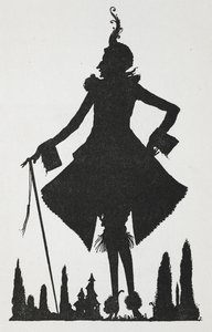 Ilustrace k příběhu „Riquet s chomáčem“. od Harry Clarke