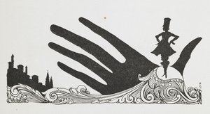Ilustrace k příběhu „malý palec“. od Harry Clarke
