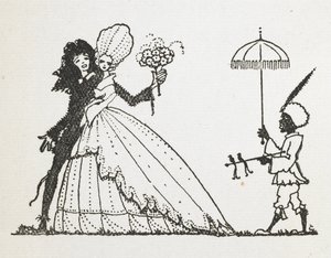 Kuvitus tarinalle "keiju". od Harry Clarke