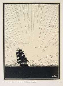 Mořská horečka. „Jediné, co žádám, je větrný den   s letícími bílými mraky" od Harry Clarke