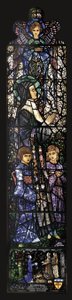 Požehnaná Julie se dvěma dětmi, 1927 od Harry Clarke
