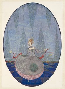 Pieni Merineito. Tanssi lattian yli kuin kukaan ei ollut vielä tanssinut. od Harry Clarke