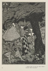 Tinder Box "Co mám dělat na stromě?" zeptal se voják. od Harry Clarke
