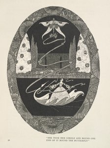 Paleček Vzala svůj pás a ovázala jeden jeho konec kolem motýla. od Harry Clarke