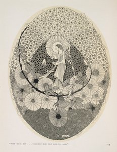 Do nadcházejícího jara. "S kouzelným klíčem... odemykání poupat, která drží růže." od Harry Clarke