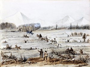 Lov lišek, Magellanův průliv (Chile) od Harry Edmond Edgell