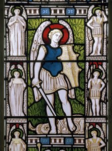 Minley, St Andrew, James Powell & Sons, Harry Ellis Wooldridge, Archanděl Michael, 1870