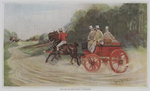 Dog-cart en Demi-poste, lAnglaise (anglický styl Dog Cart)