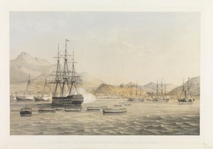 Dobytí ostrova Chusan Brity 5. července 1840 od Harry Francis Darell