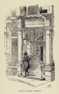 Albany, hlavní vchod od Harry Furniss