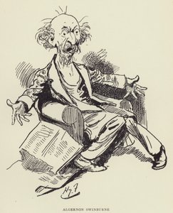 Algernon Swinburne od Harry Furniss