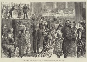 Umění ve městě, Conversazione v Mansion House od Harry Furniss