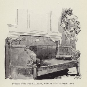Pohovka Byrons z Albany, nyní v klubu Garrick od Harry Furniss