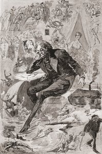 David Copperfield. Ilustrace Harryho Furnisse k románu Charlese Dickense David Copperfield z The Testimonial Edition, vydaném v roce 1910. od Harry Furniss
