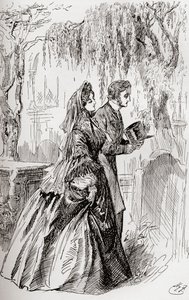 Estella a Pip. "Neviděl jsem žádný stín dalšího odloučení." od Harry Furniss