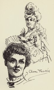 Harriet Coveneyová a Clara Jecksová od Harry Furniss
