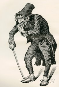 Ilustrace pro Charlese Dickense The Old Curiosity Shop od Harry Furniss
