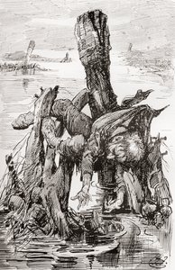 Ilustrace pro Charlese Dickense The Old Curiosity Shop od Harry Furniss