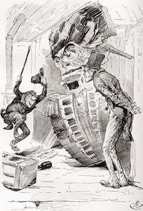 Ilustrace pro Charlese Dickense The Old Curiosity Shop od Harry Furniss