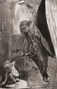Ilustrace k románu Charlese Dickense The Ghost