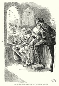 Ilustrace pro Velká očekávání od Charlese Dickense (litho) od Harry Furniss