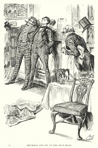Ilustrace pro Velká očekávání od Charlese Dickense (litho) od Harry Furniss