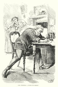 Ilustrace pro Velká očekávání od Charlese Dickense (litho) od Harry Furniss
