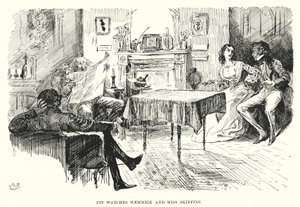 Ilustrace pro Velká očekávání od Charlese Dickense (litho) od Harry Furniss
