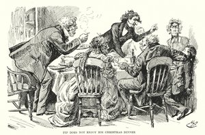 Ilustrace pro Velká očekávání od Charlese Dickense (litho) od Harry Furniss