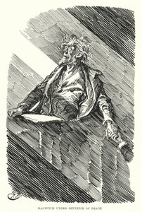 Ilustrace pro Velká očekávání od Charlese Dickense (litho) od Harry Furniss