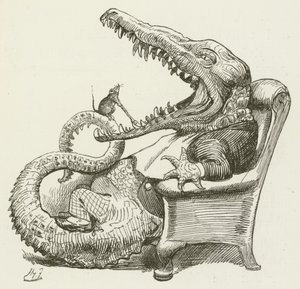 Ilustrace pro Sylvie a Bruna od Lewise Carrolla od Harry Furniss