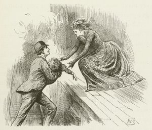 Ilustrace pro Sylvie a Bruna od Lewise Carrolla od Harry Furniss