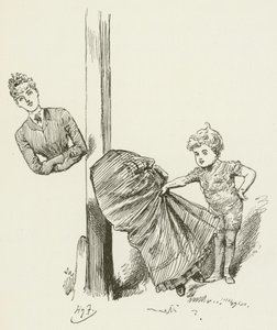 Ilustrace pro Sylvie a Bruna od Lewise Carrolla od Harry Furniss