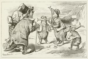 Ilustrace pro Sylvie a Bruna od Lewise Carrolla od Harry Furniss