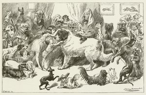 Ilustrace pro Sylvie a Bruna od Lewise Carrolla od Harry Furniss