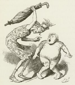 Ilustrace pro Sylvie a Bruna od Lewise Carrolla od Harry Furniss